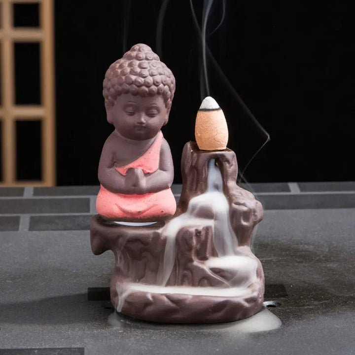BWOOOH ceramic backflow smoke fountain incense burner