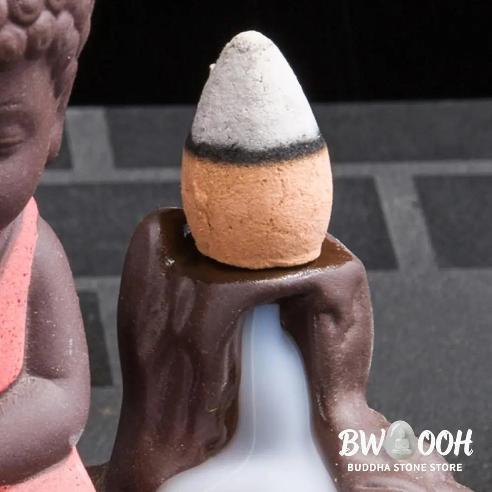 BWOOOH Backflow Smoke Fountain Ceramic Blessing Incense Burner Decoration - Decorations Incense Burner