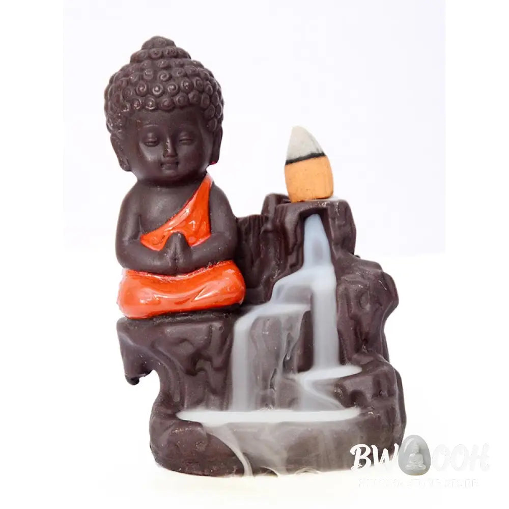 BWOOOH Backflow Smoke Fountain Ceramic Blessing Incense Burner Decoration - Decorations Incense Burner