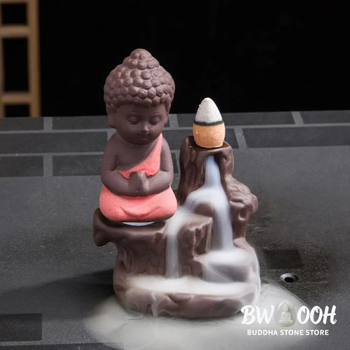 BWOOOH Backflow Smoke Fountain Ceramic Blessing Incense Burner Decoration - Decorations Incense Burner