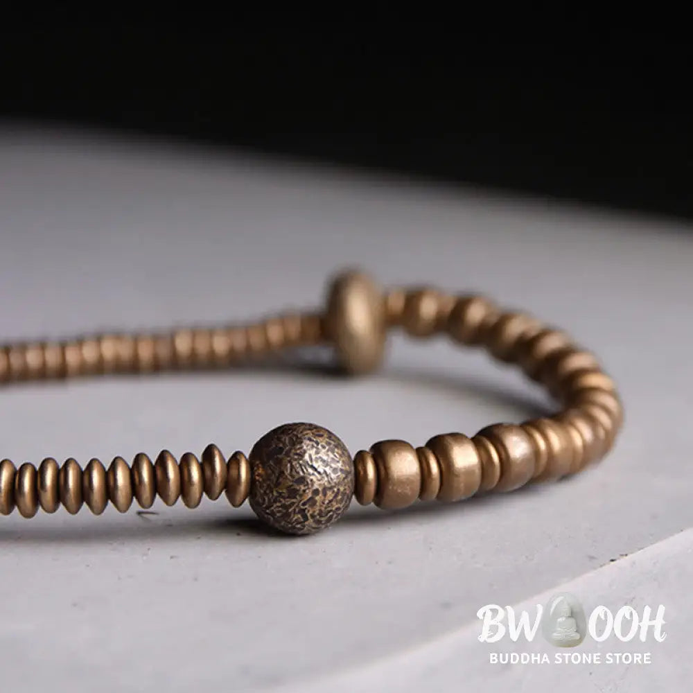 Buddha Stones Balance Copper Luck Brass Bracelet - BWOOOH - Bracelet
