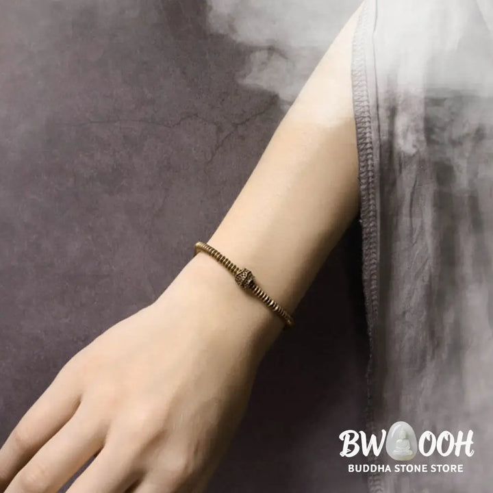 Buddha Stones Balance Copper Luck Brass Bracelet - BWOOOH - Bracelet