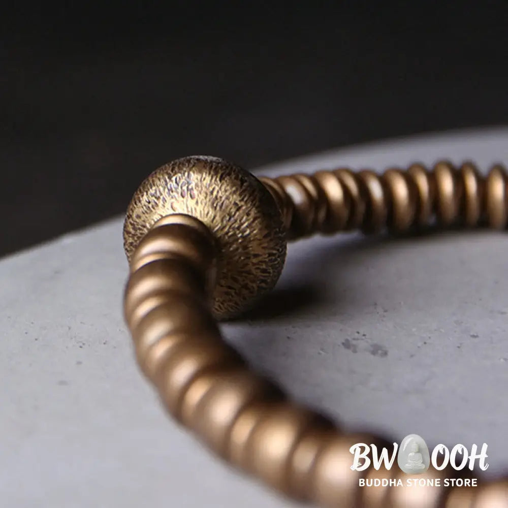 Buddha Stones Balance Copper Luck Brass Bracelet - BWOOOH - Bracelet
