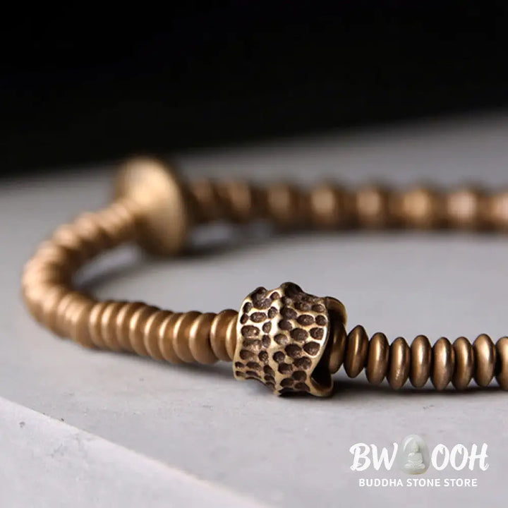 Buddha Stones Balance Copper Luck Brass Bracelet - BWOOOH - Bracelet