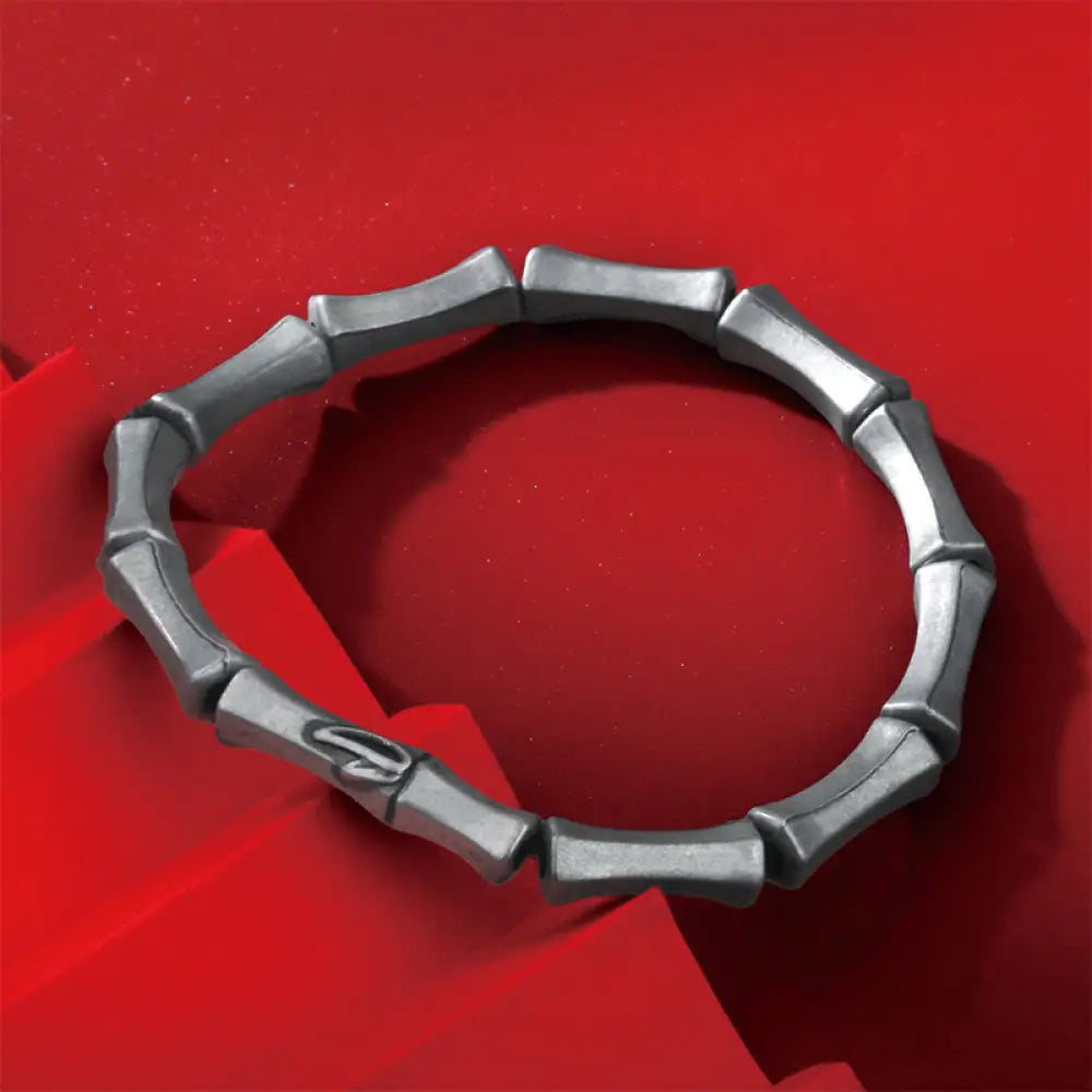 BWOOOH Bamboo Pattern Alloy Strength Bracelet - 16-19cm - Bracelet