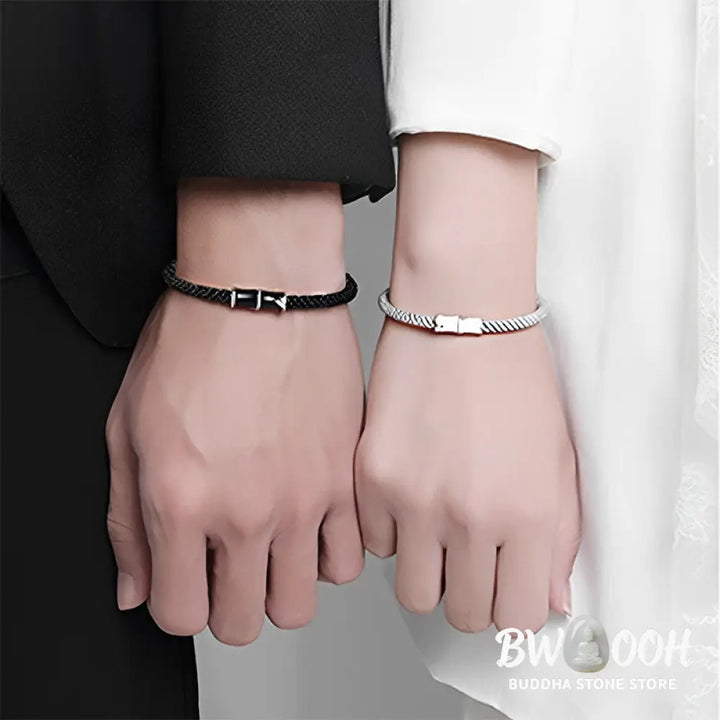Buddha Stones Bamboo Pattern Healing Couple Rope Bracelet - BWOOOH - Bracelet