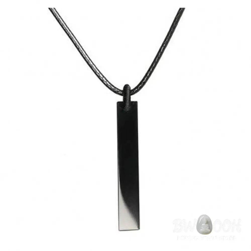 Buddha Stones Black Obsidian Blue Sandstone Transformation Necklace Pendant - BWOOOH - Necklaces &amp; Pendants
