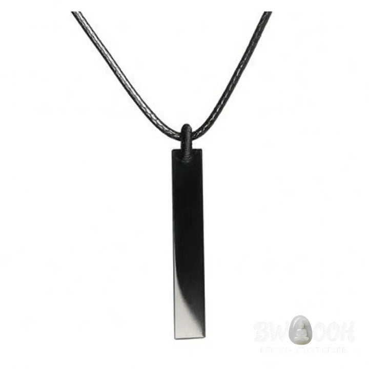 Buddha Stones Black Obsidian Blue Sandstone Transformation Necklace Pendant - BWOOOH - Necklaces &amp; Pendants