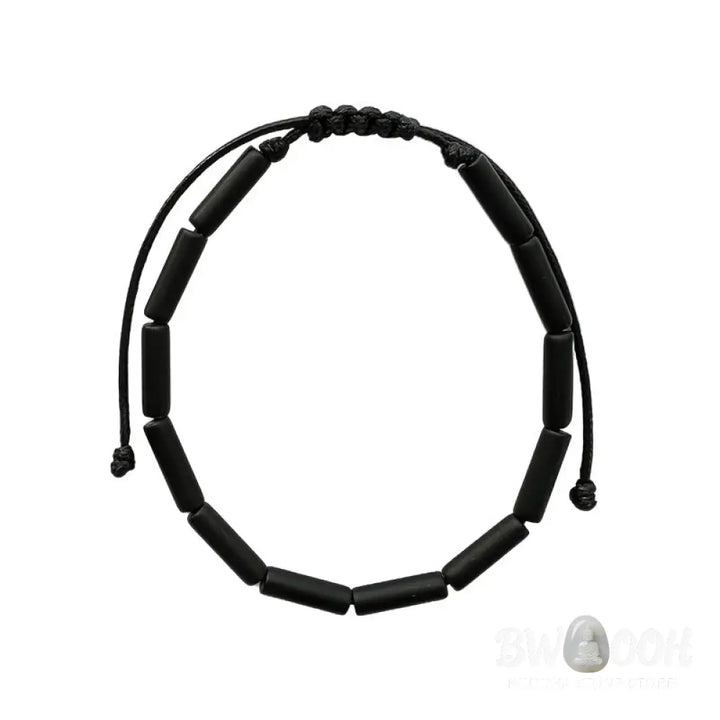 Buddha Stones Black Onyx Bead Support Protection Bracelet - BWOOOH - Bracelet