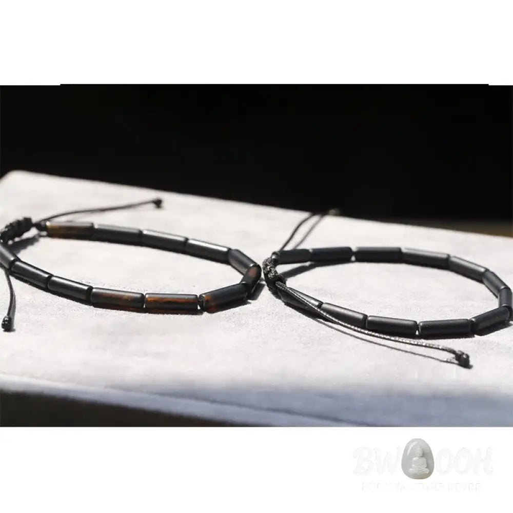 Buddha Stones Black Onyx Bead Support Protection Bracelet - BWOOOH - Bracelet