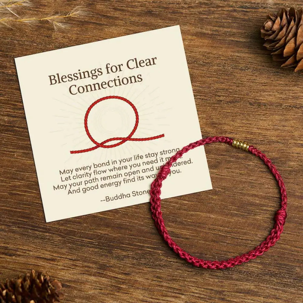 BWOOOH "Blessings for Clear Connections" 925 Sterling Sil
