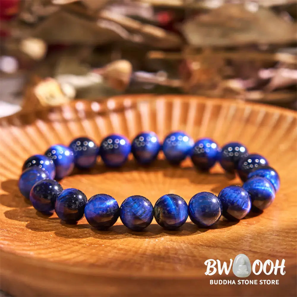 Buddha Stones Blue Tiger Eye Balance Bracelet - BWOOOH - Bracelet