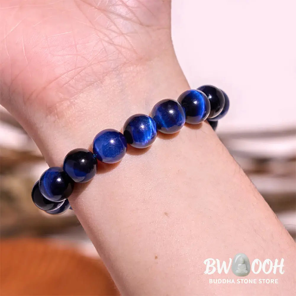 Buddha Stones Blue Tiger Eye Balance Bracelet - BWOOOH - Bracelet