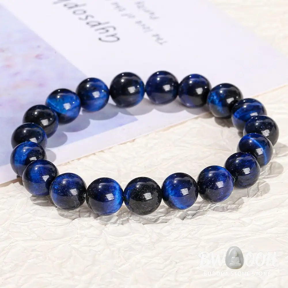 Buddha Stones Blue Tiger Eye Balance Bracelet - BWOOOH - Bracelet