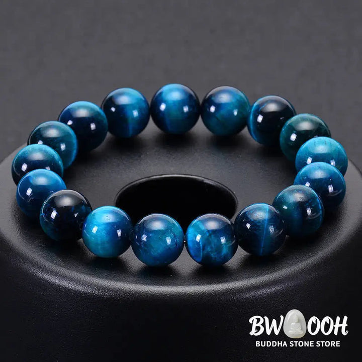 Buddha Stones Blue Tiger Eye Protection Bracelet - BWOOOH - Bracelet
