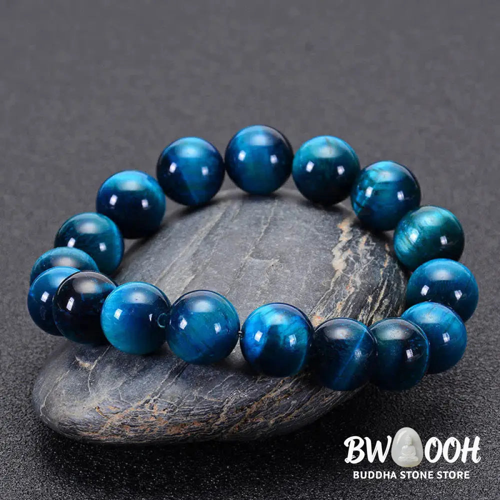 Buddha Stones Blue Tiger Eye Protection Bracelet - BWOOOH - Bracelet