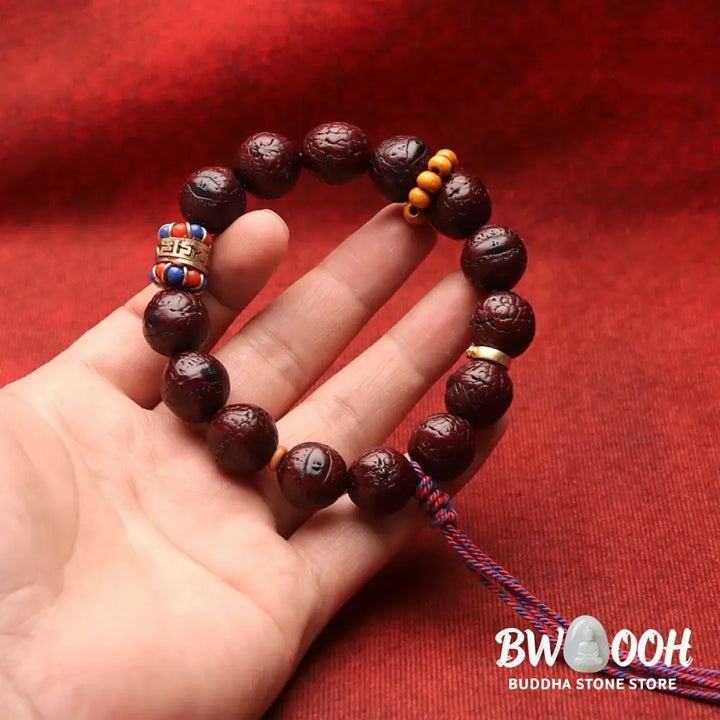 Buddha Stones Bodhi Seed Bead Peace Calm Tassel Bracelet - BWOOOH - Bodhi Seed(Wrist Circumference 15-17cm) - Bracelet