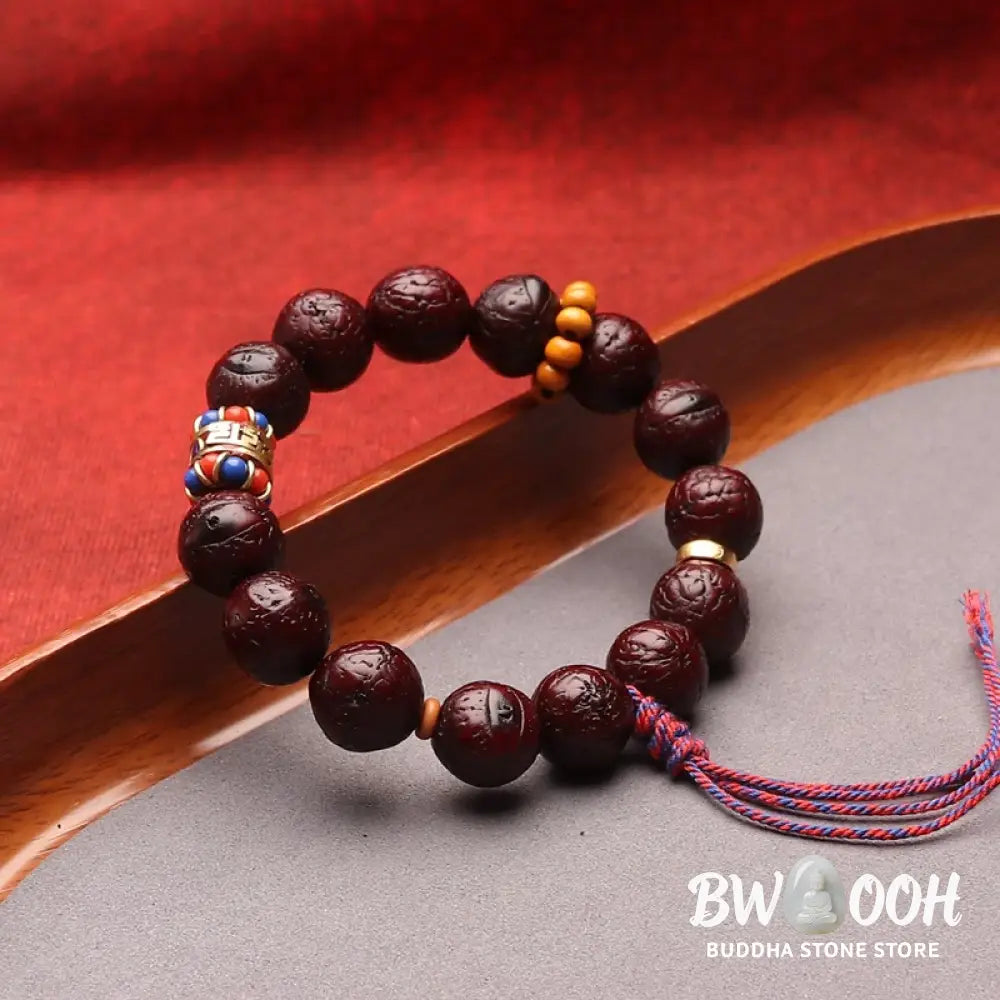 Buddha Stones Bodhi Seed Bead Peace Calm Tassel Bracelet - BWOOOH - Bodhi Seed(Wrist Circumference 15-17cm) - Bracelet
