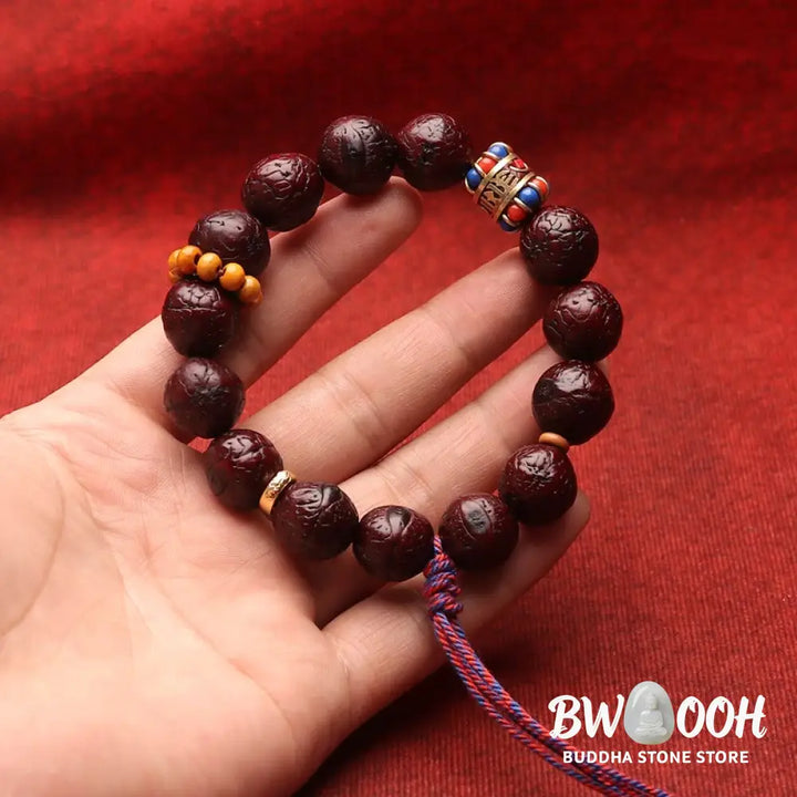 Buddha Stones Bodhi Seed Bead Peace Calm Tassel Bracelet - BWOOOH - Bodhi Seed(Wrist Circumference 15-17cm) - Bracelet