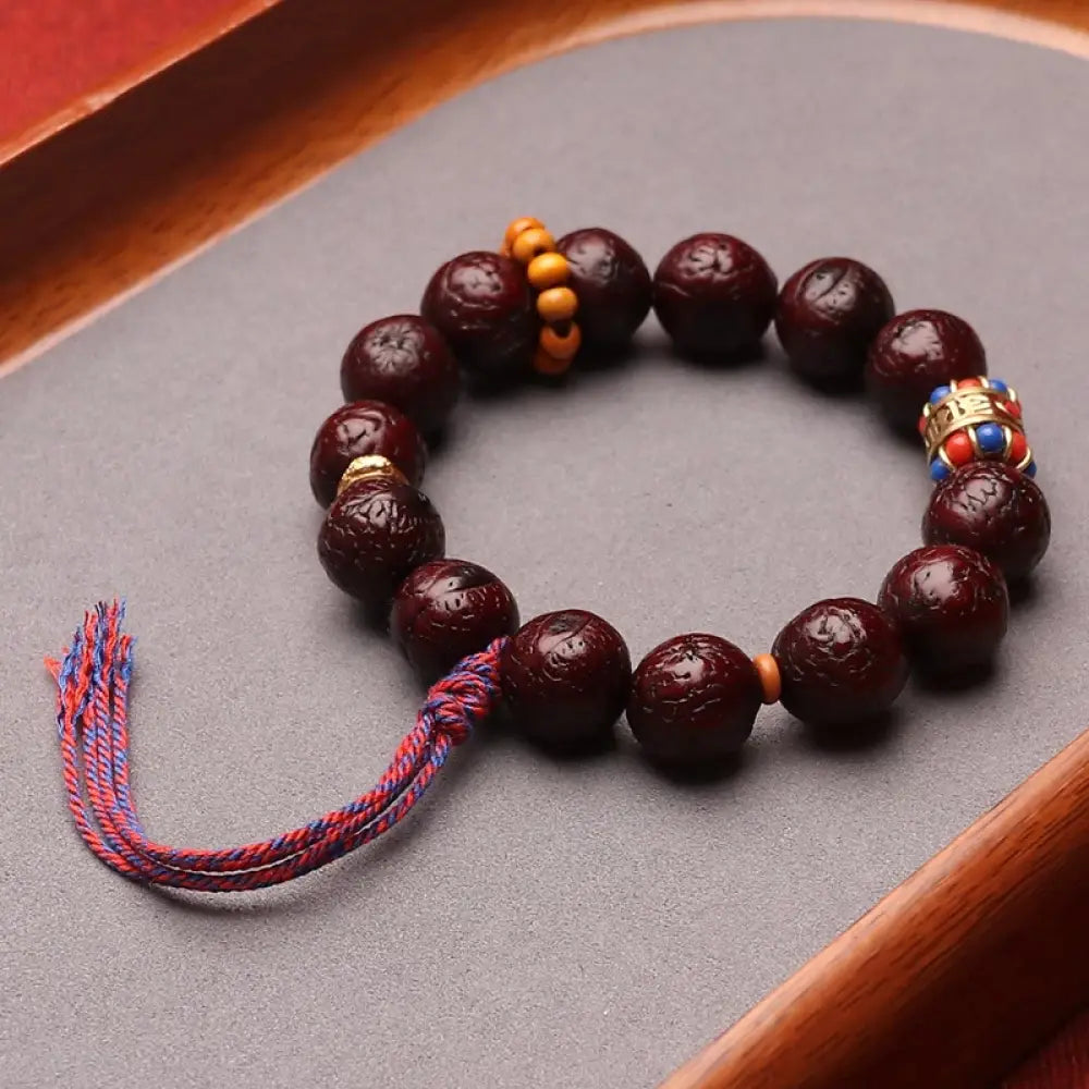 BWOOOH Bodhi Seed Bead Peace Calm Tassel Bracelet - BWOOOH - Bodhi Seed(Wrist Circumference 15-17cm) - Bracelet