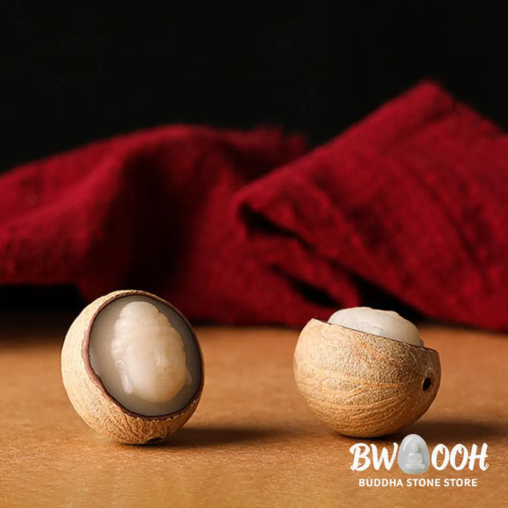 Buddha Stones Bodhi Seed Blessing Keychain Decoration - Key Chain