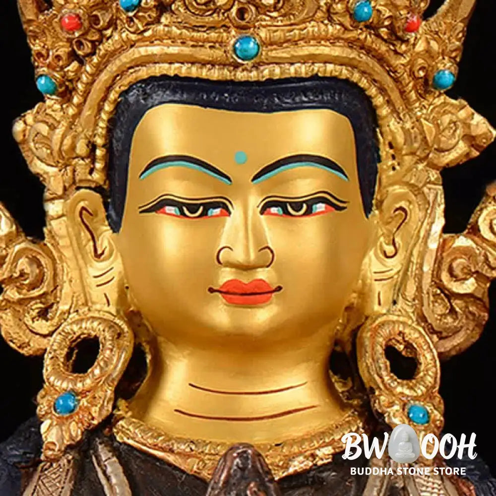 BWOOOH copper Kwan Yin statue - Bodhisattva Chenrezig Four-armed Av