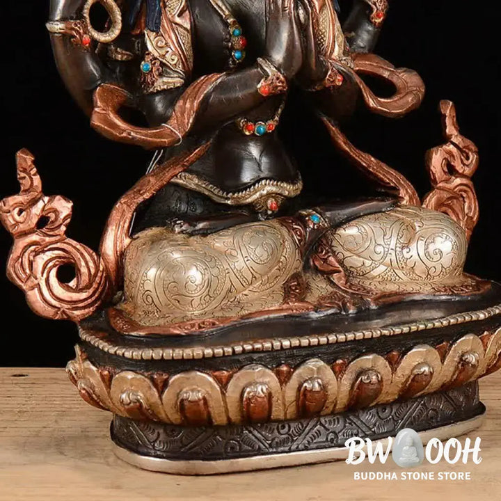 BWOOOH copper Kwan Yin statue - Bodhisattva Chenrezig Four-armed Av