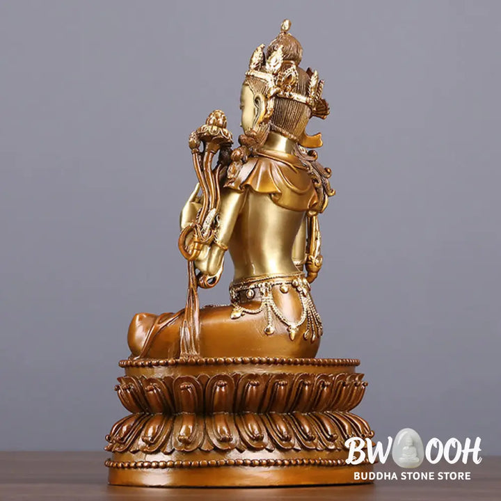 BWOOOH copper Bodhisattva statue - Bodhisattva Green Tara Figurine Pro