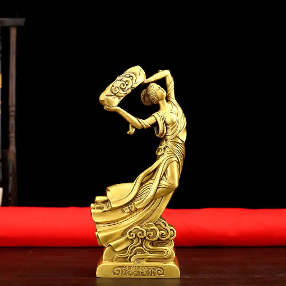 BWOOOH copper Bodhisattva statue - Bodhisattva Nuwa Mends The Sky Prot