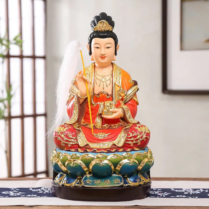 BWOOOH resin Bodhisattva statue - Bodhisattva Nuwa Protection Resin S