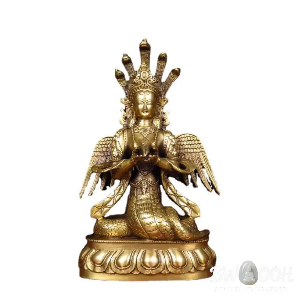 BWOOOH copper Bodhisattva statue - Bodhisattva Nuwa The Snake Fairy Pr