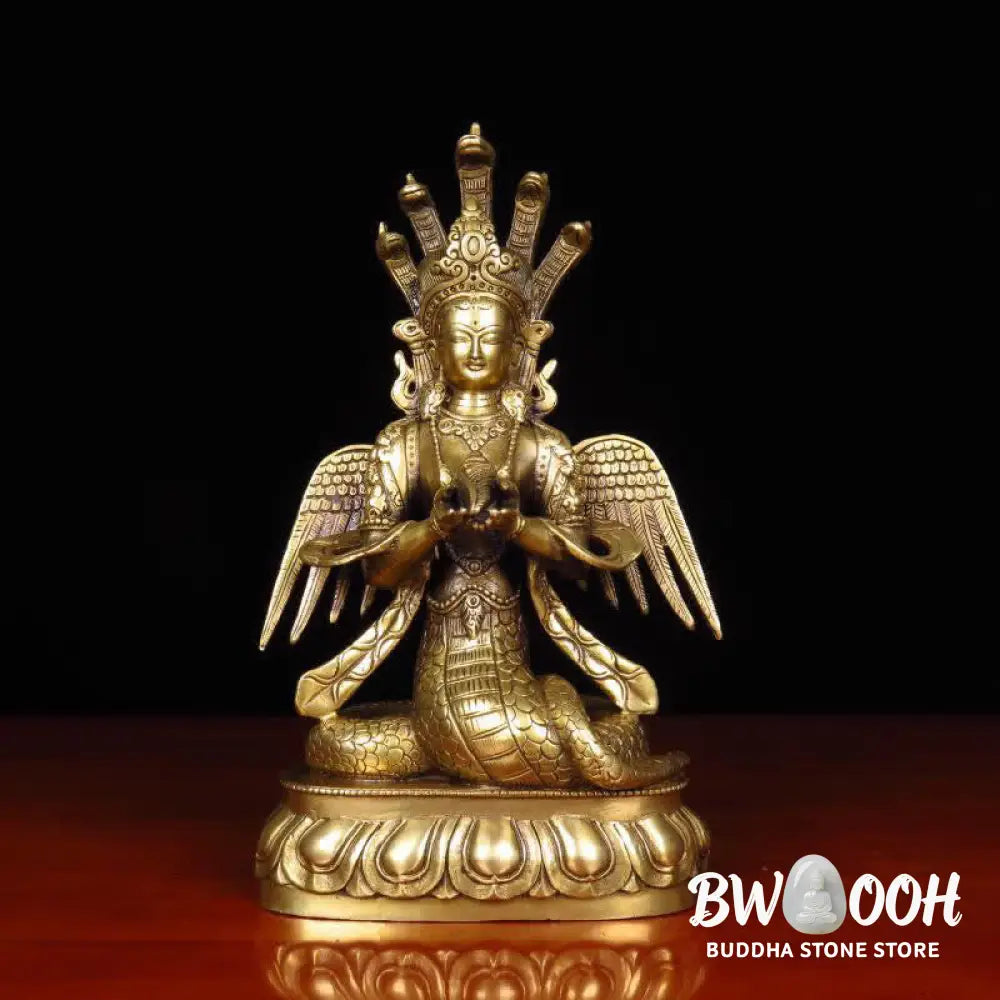 BWOOOH copper Bodhisattva statue - Bodhisattva Nuwa The Snake Fairy Pr
