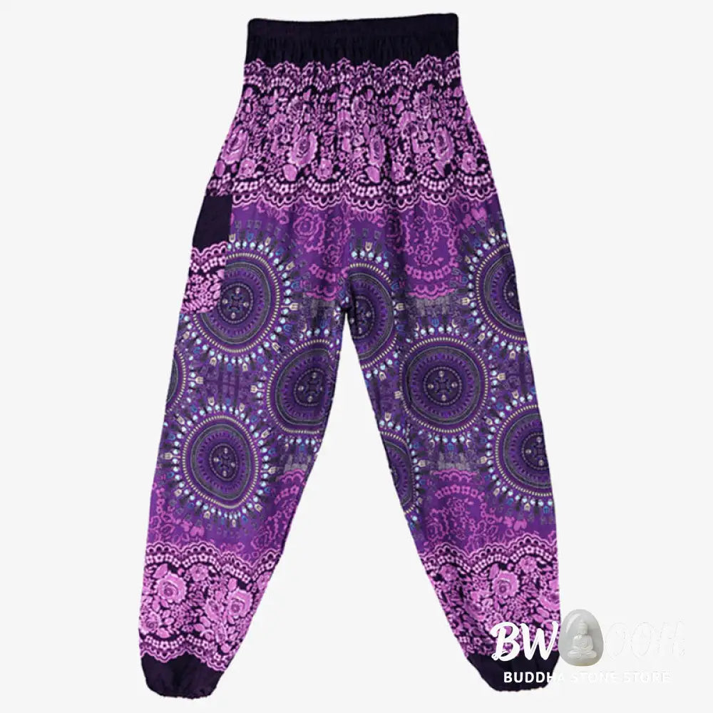 BWOOOH printed harem pants - Boho Loose Harem Trousers Women&