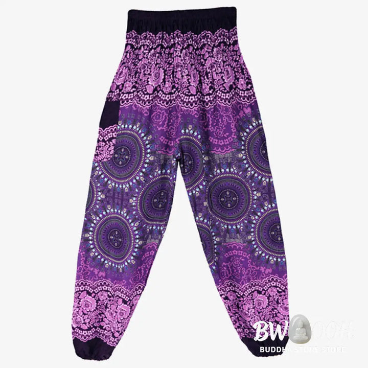 BWOOOH printed harem pants - Boho Loose Harem Trousers Women&