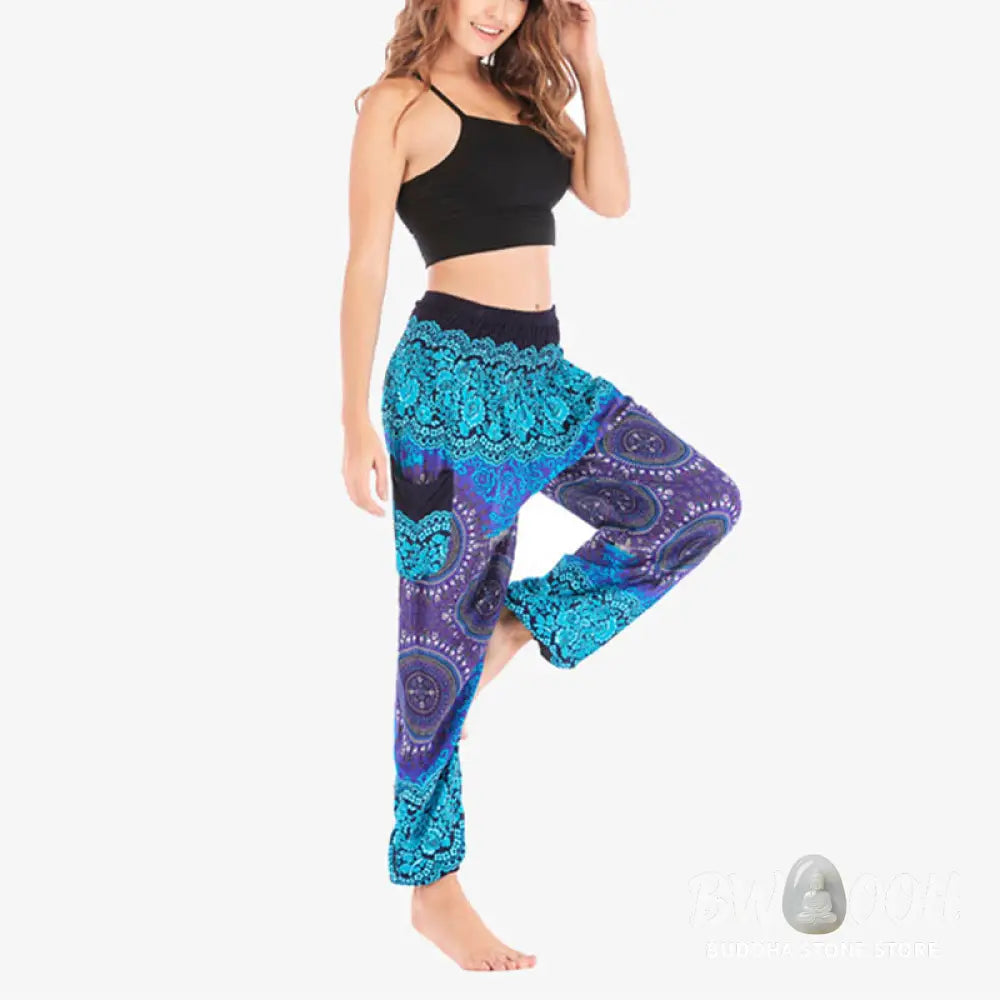 BWOOOH printed harem pants - Boho Loose Harem Trousers Women&
