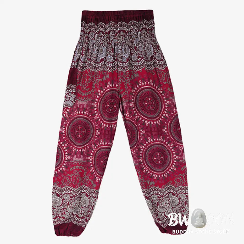 BWOOOH printed harem pants - Boho Loose Harem Trousers Women&