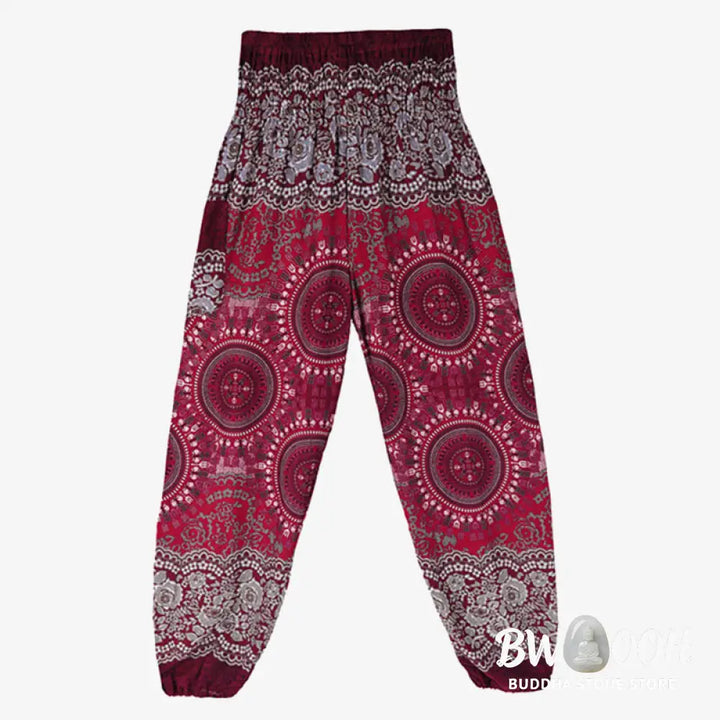 BWOOOH printed harem pants - Boho Loose Harem Trousers Women&