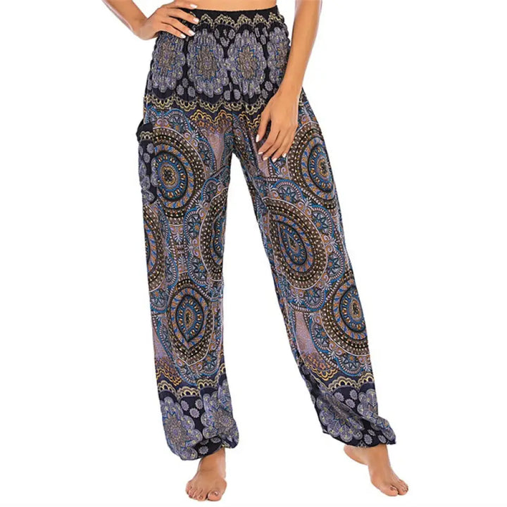 BWOOOH printed harem pants - Boho Loose Round Geometric Pattern Harem