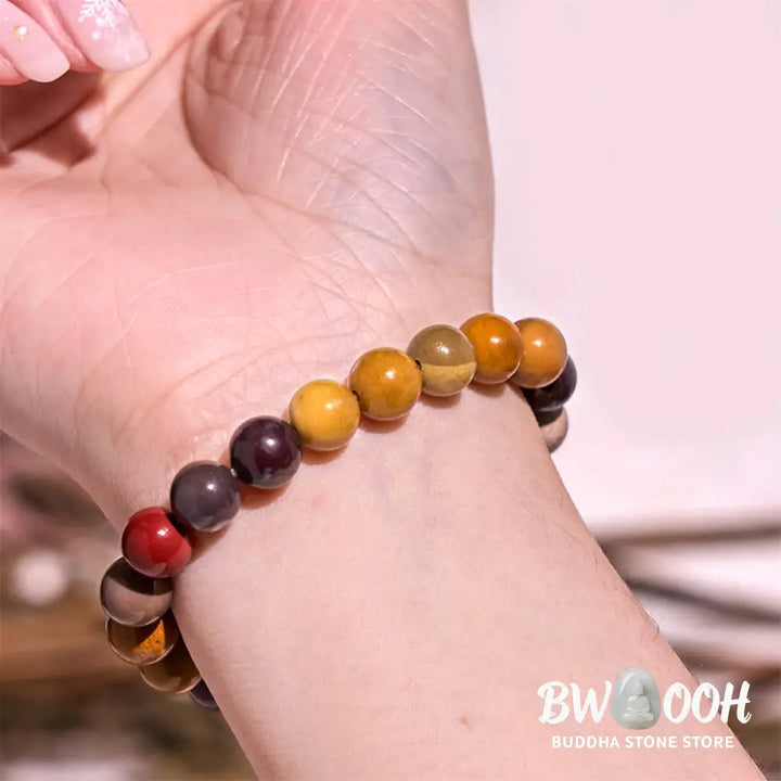 Buddha Stones Boost Vitality Warm Color Series Positive Courage Bracelet - BWOOOH - Bracelet
