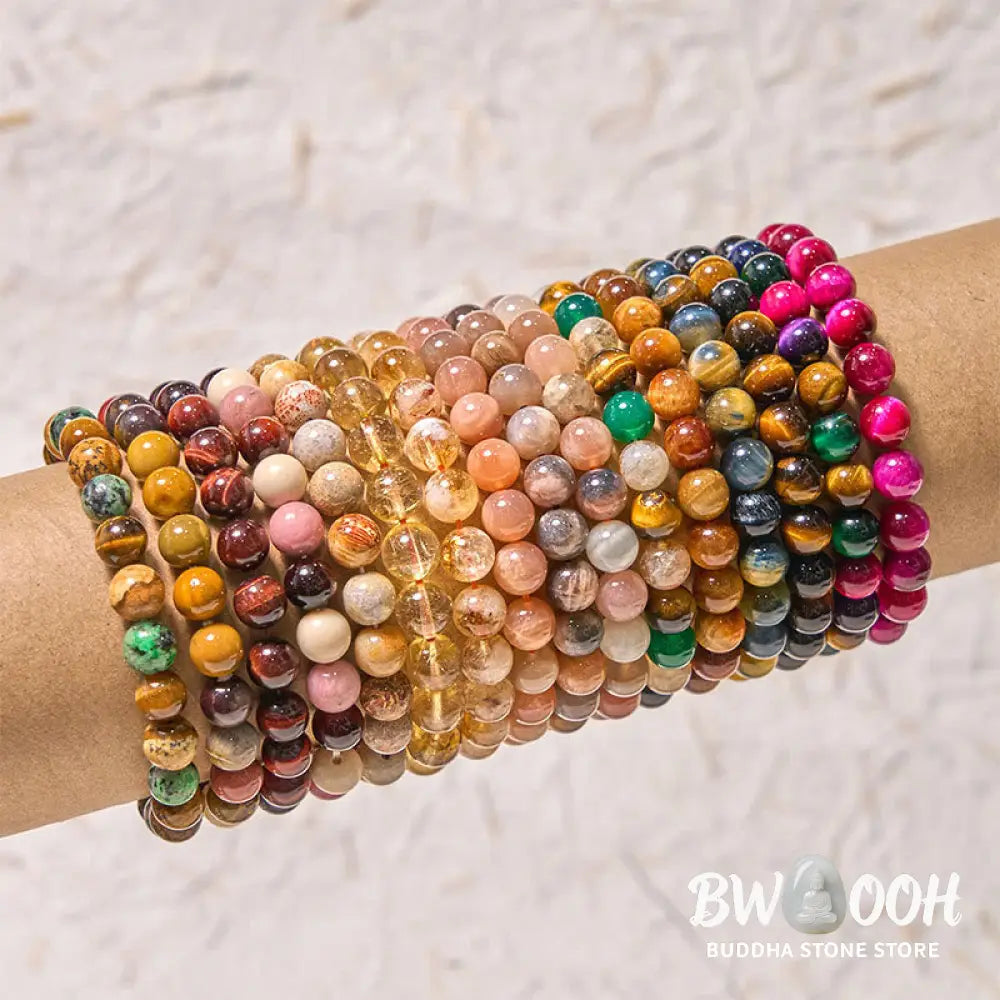 Buddha Stones Boost Vitality Warm Color Series Positive Courage Bracelet - BWOOOH - Bracelet
