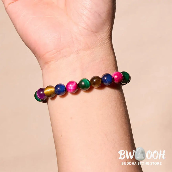 Buddha Stones Boost Vitality Warm Color Series Positive Courage Bracelet - BWOOOH - Bracelet