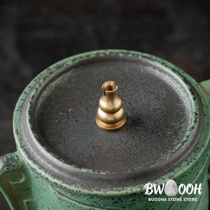 BWOOOH ceramic incense burner - Bronze Age Relics Sanxingdui Mask T