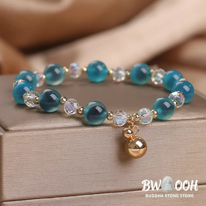 Buddha Stones Candy Agate Healing Harmony Bead Charm Bracelet - BWOOOH - Bracelet
