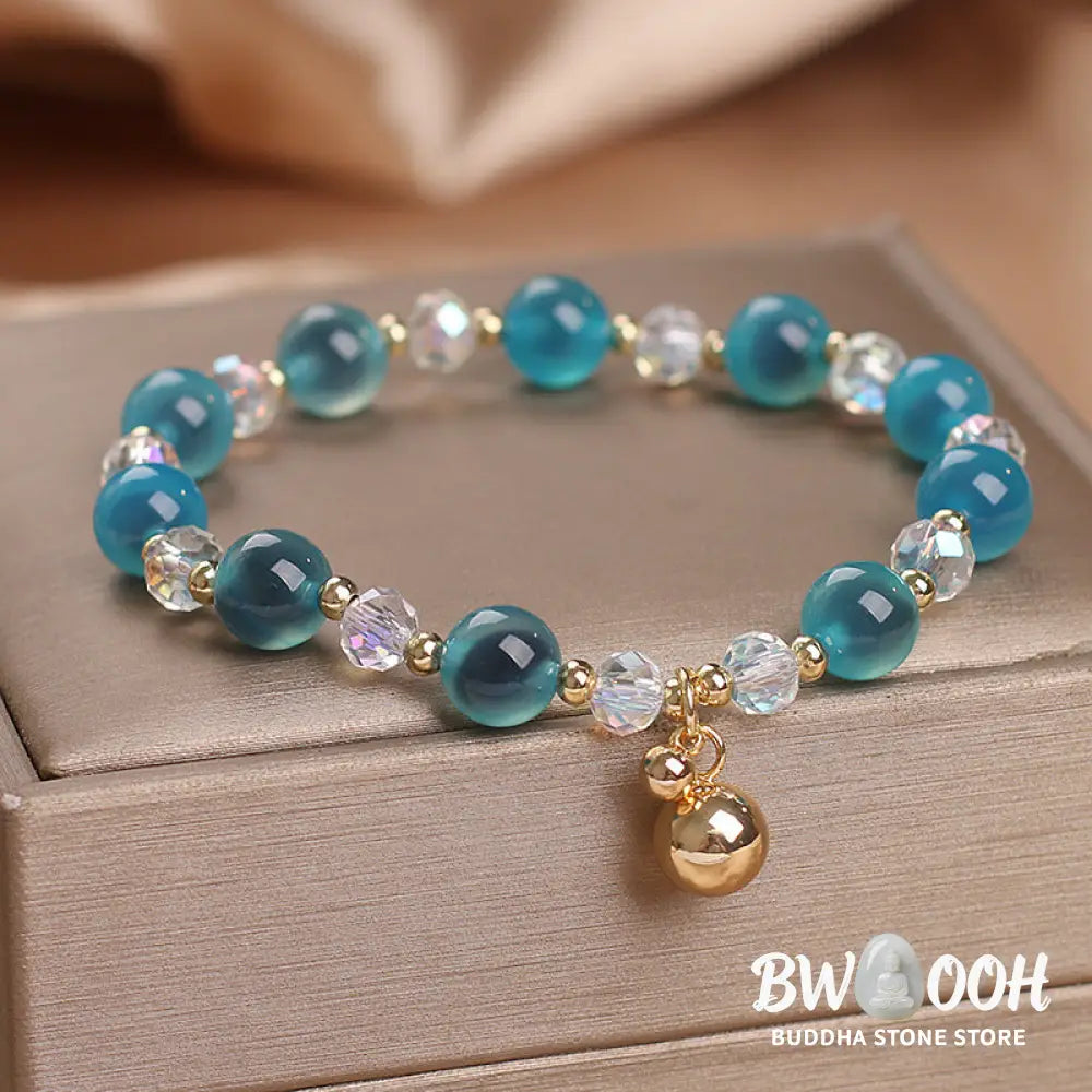 Buddha Stones Candy Agate Healing Harmony Bead Charm Bracelet - BWOOOH - Bracelet