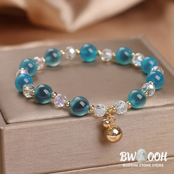 Buddha Stones Candy Agate Healing Harmony Bead Charm Bracelet - BWOOOH - Bracelet