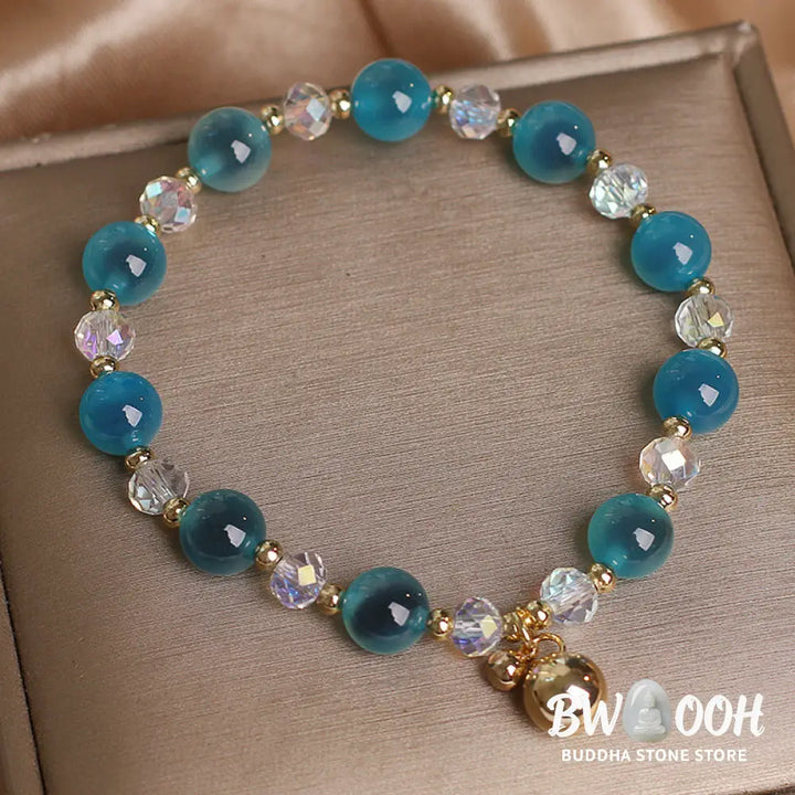 Buddha Stones Candy Agate Healing Harmony Bead Charm Bracelet - BWOOOH - Bracelet