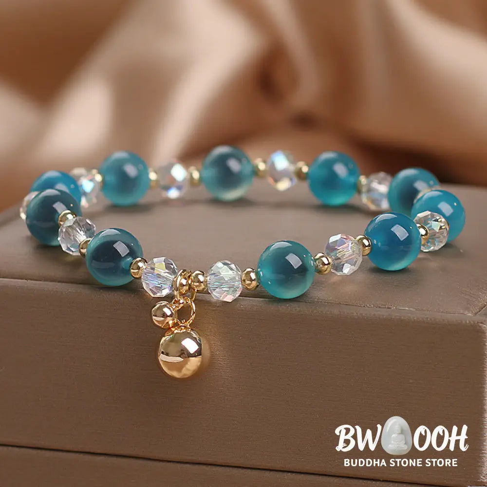 Buddha Stones Candy Agate Healing Harmony Bead Charm Bracelet - BWOOOH - Bracelet