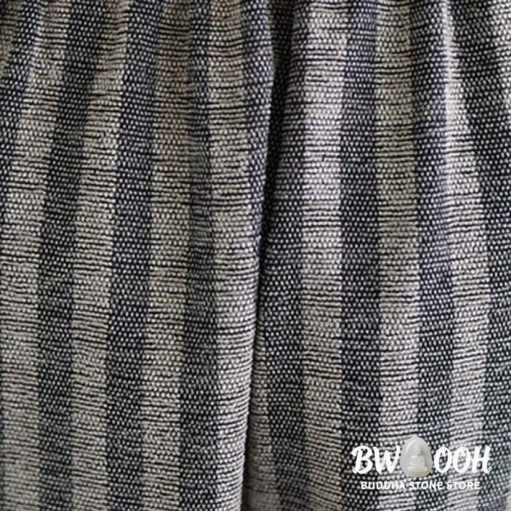 Buddha Stones Casual 7-8 Length Corduroy Stripes Women’s Polyester Wide Leg Pants With Pockets - Women’s Wide Leg Pants