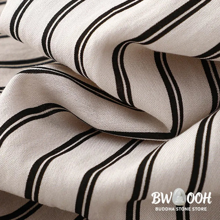 BWOOOH printed wide-leg yoga pants - Casual Acrylic Stripe Lace-up Women&