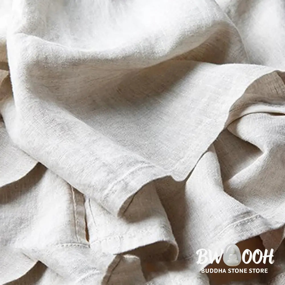 BWOOOH printed wide-leg yoga pants - Casual Cotton Slit Hem Women&